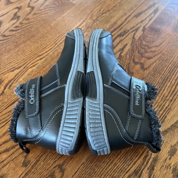 Orthofeet Siena Leather Ankle Boots Black Size 9.5 B Medium NWOT - Picture 12 of 15